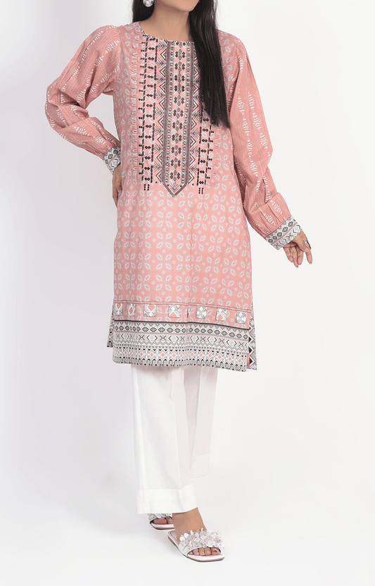 1 Piece | Unstitched | Embroidered Lawn Shirt