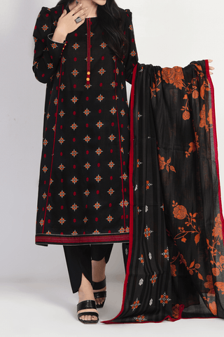 3 Piece | Unstitched | Printed Lawn Shirt, Dupatta, Trouser